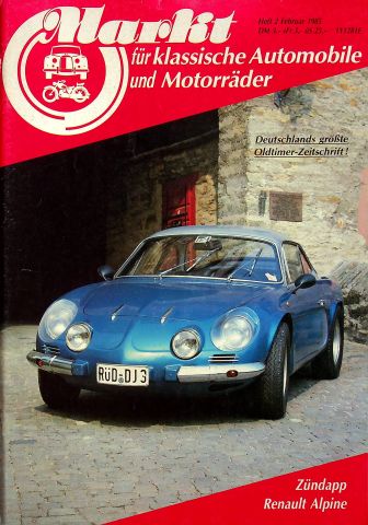 Deckblatt Oldtimer Markt (02/1985)